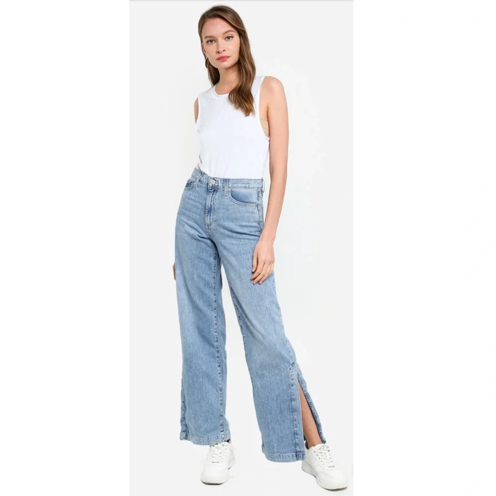 NWT Banana Republic High Rise Wide Leg Jeans 30 - Picture 2 of 14